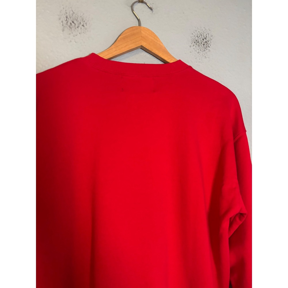 Lingua Franca Madam President Red Organic Cotton Sweatshirt Size Small - Picture 5 of 8